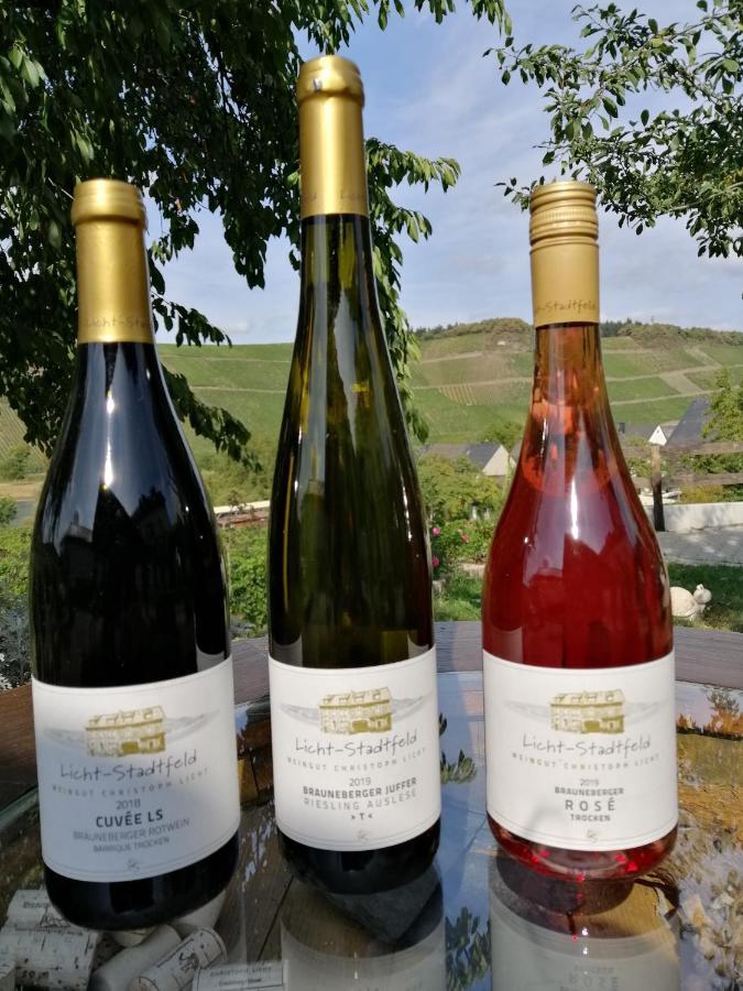 Weingut Licht-Stadtfeld Brauneberg Esterno foto